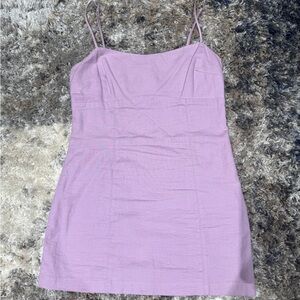 Dynamite Linen Blend Mini Dress